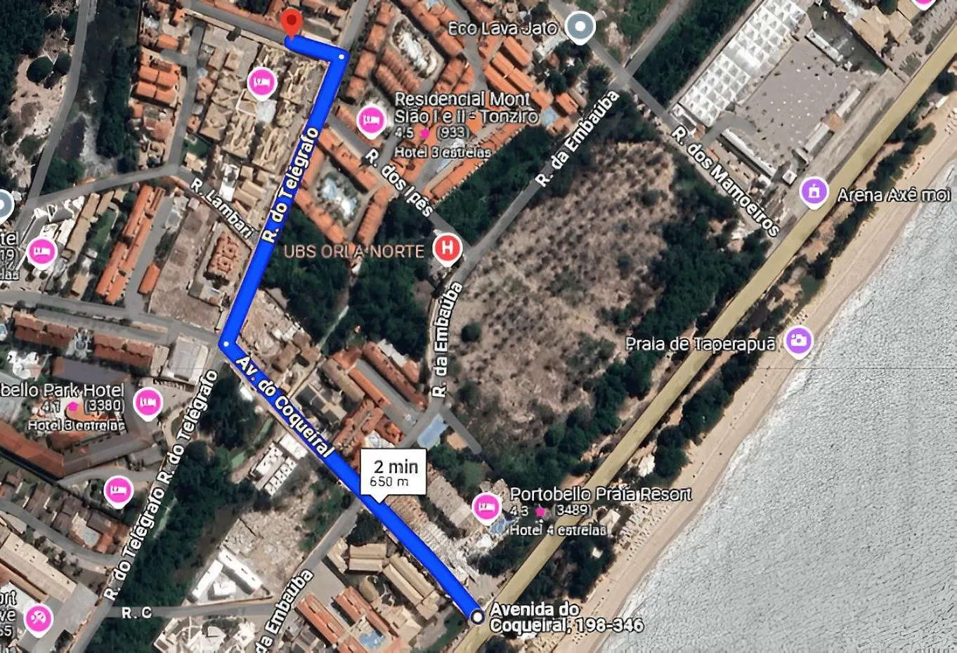 Apto Rua Do Telegrafo 500M Da Praia Porto Seguro 0*,  Brazil